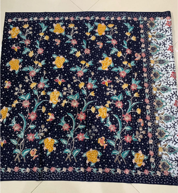 074 BATIK LASEM Motif: sekarjagad pancawarna