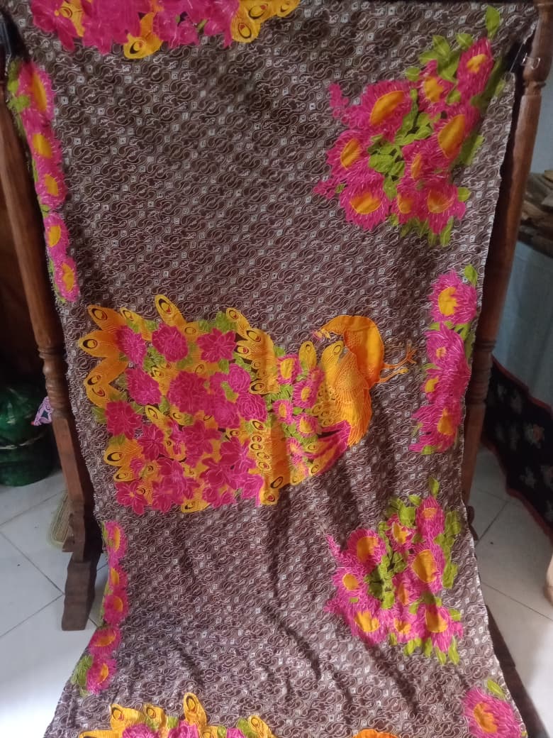 098 Batik Probolinggo burung merak