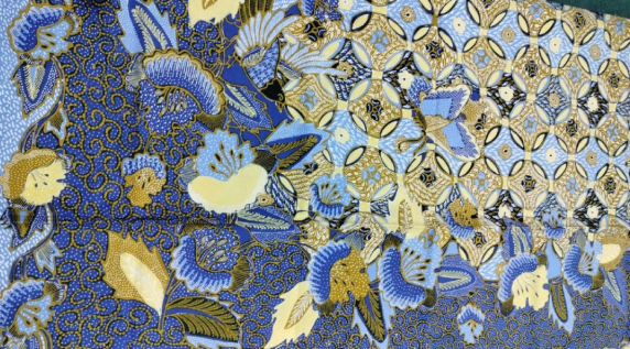 039 BATIK CIREBON Motif: kawung hokokai